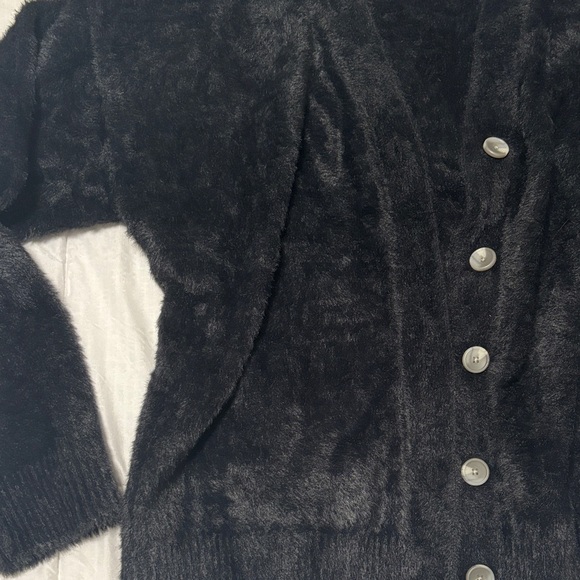 Levi's Black Fuzzy Outerwear - Picture 3 of 5